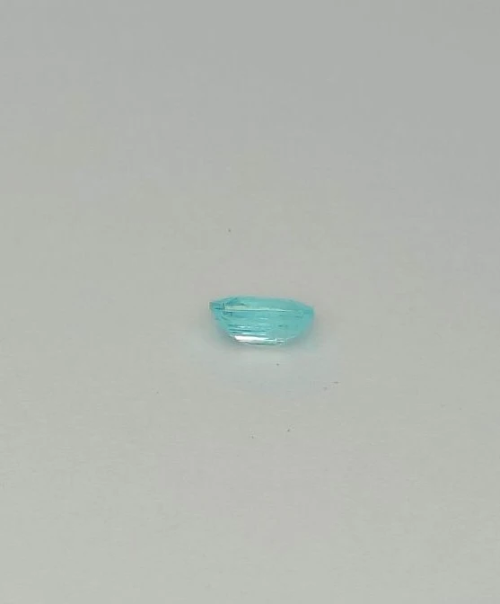 1.38ct Natural Paraiba Tourmaline Square Cut Loose Gemstone From Brazil — view 3